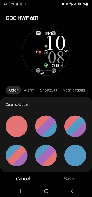 GDC HWF-701 Dials BIG CGM IOB Screenshot 1