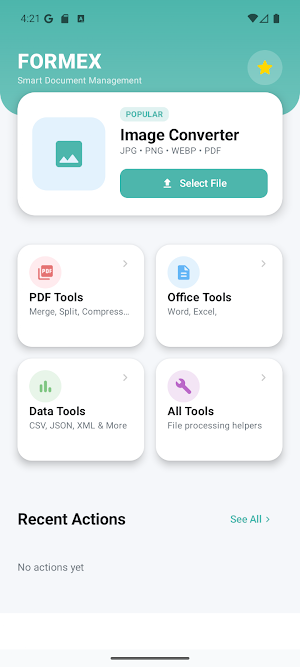 Formex: Dosya & PDF Dönüştür Screenshot 0