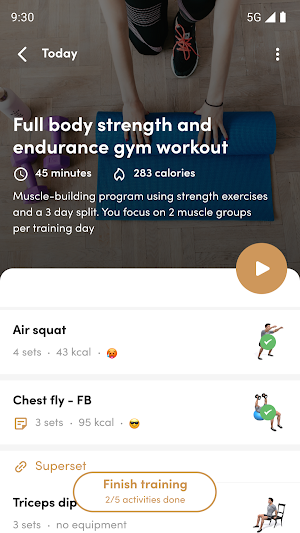 Mindfuel Outdoor Training Screenshot 2
