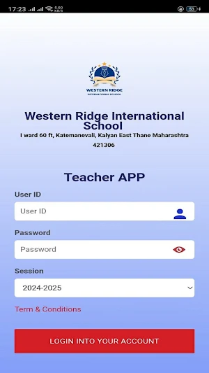 WESTERN RIDGE INT TEACHER APP Screenshot 3