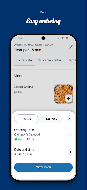 Cameron's Seafood Frederick Screenshot 2