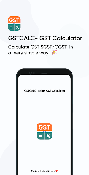 GST Calculator -GST India calc Screenshot 0