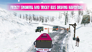 Pink Lady Snow Bus City Driver 3D Screenshot 2