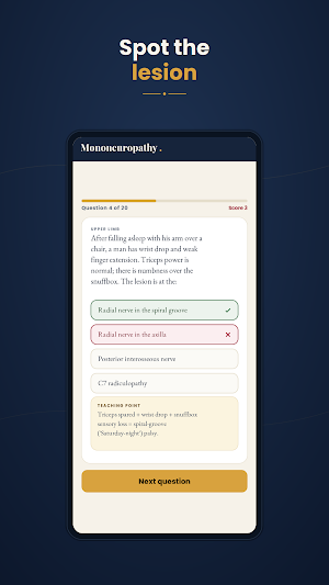 Mononeuropathy: Nerve Atlas Screenshot 3