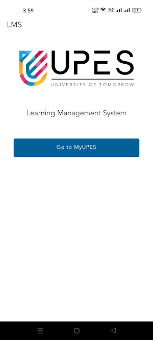 UPES LMS Screenshot 0
