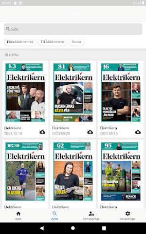 Tidningen Elektrikern Screenshot 3