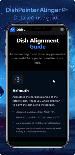 SatFinder Satellite Dish Align Screenshot 2