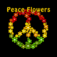 Reggae wallpaper-Peace Flowers