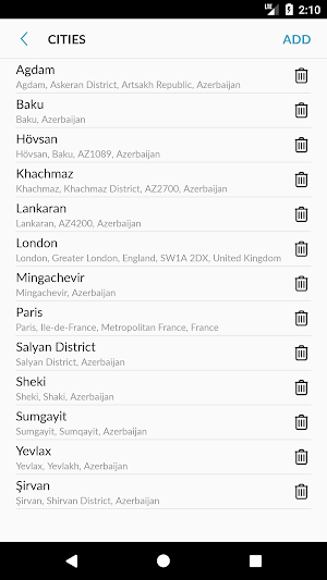 Azerbaijan Weather Screenshot 3
