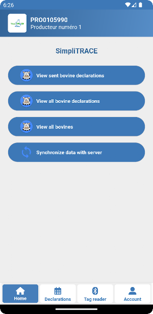 SimpliTRACE Mobile Screenshot 0