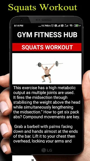 Gym Workout for beginners Screenshot 3
