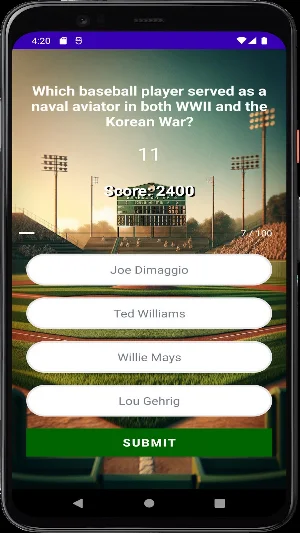 Baseball Game TriviaPro Screenshot 2