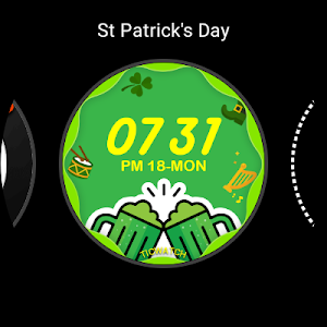 Saintpatrick (WatchFace For Wear OS) Screenshot 1