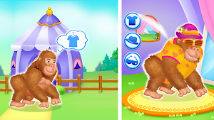 Animals pet care jungle story Screenshot 1