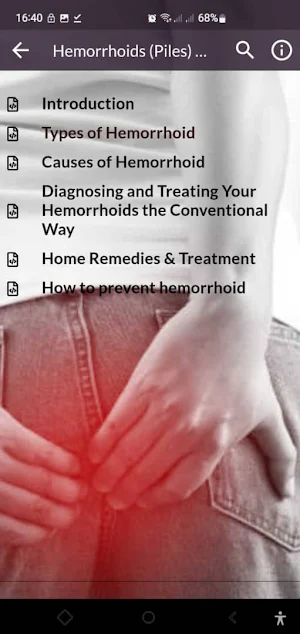 Hemorrhoid Remedy & Treatment Screenshot 1