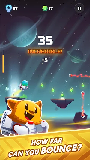 Cosmo Bounce - The craziest space rush ever! Screenshot 0