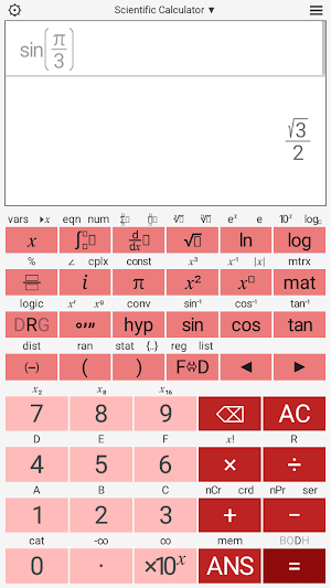 Scientific Calculator Screenshot 3