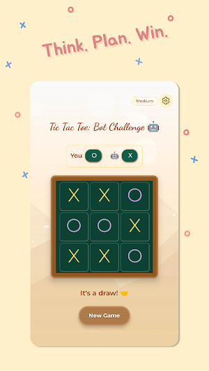 Tic Tac Toe: Bot Challenge Screenshot 2