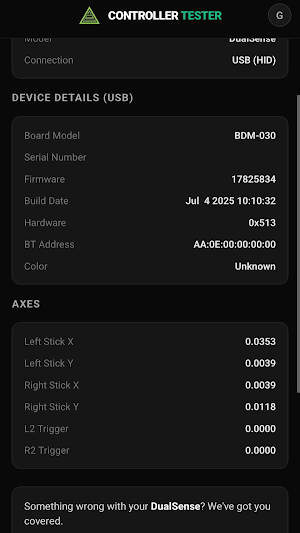 OG Gamepad Tester & Calibrate Screenshot 2
