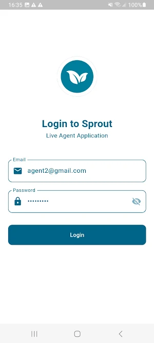 Sprout Agent App Screenshot 1