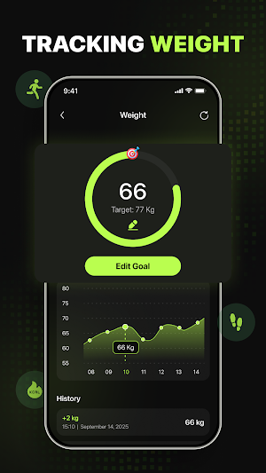 Step & Walk - Pedometer Track Screenshot 1