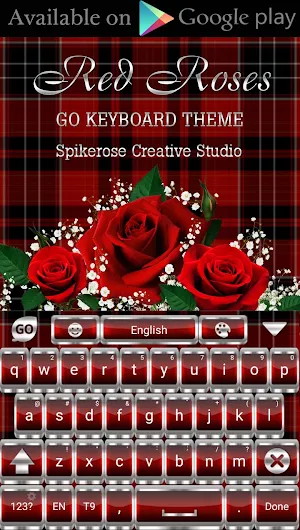 Red Roses Dialer theme Screenshot 2