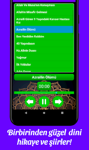 Sesli Dini Hikayeler Ve Dini Şiirler İnternetsiz Screenshot 1
