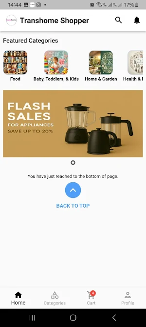 Transhome Shopper Screenshot 0