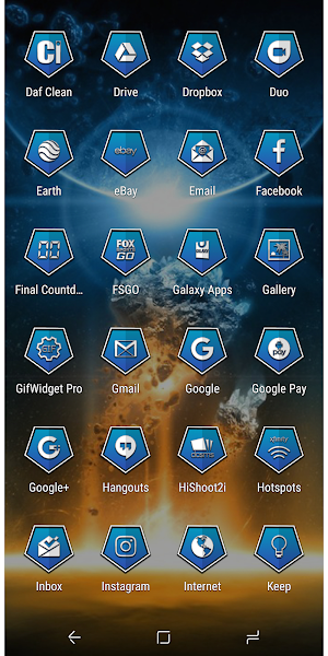 Coastal Blue Teal Icon Pack Screenshot 3