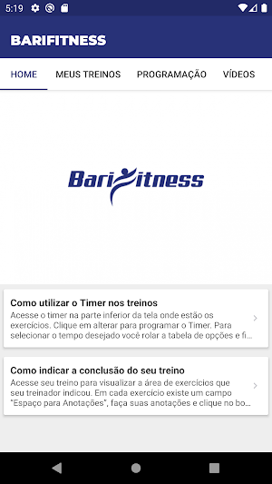Barifitness Screenshot 0