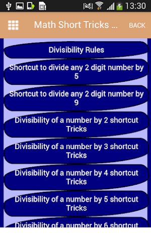 Mathematics Tricks मैथ ट्रिक्स Screenshot 1
