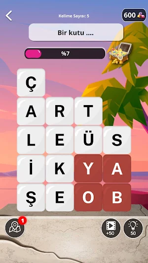 Kelime Haritası - Kelime Bulmaca Oyunu Screenshot 1