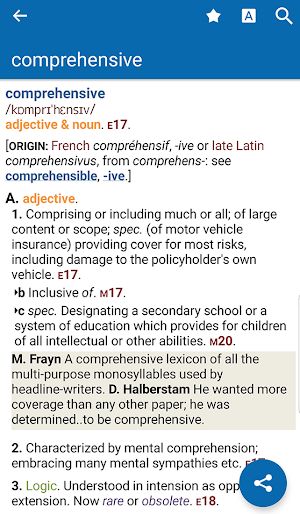 Oxford Shorter English Dictionary Screenshot 0