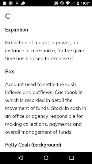 Economic Dictionary Screenshot 3