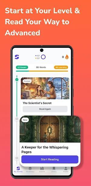 Read & Learn English - Storish Screenshot 0