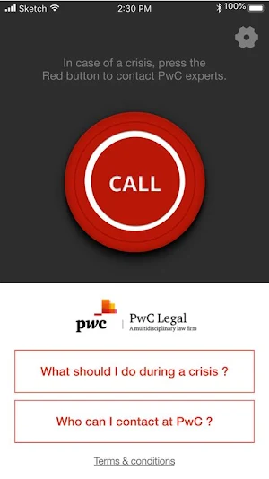 PwC Crisis App Screenshot 2