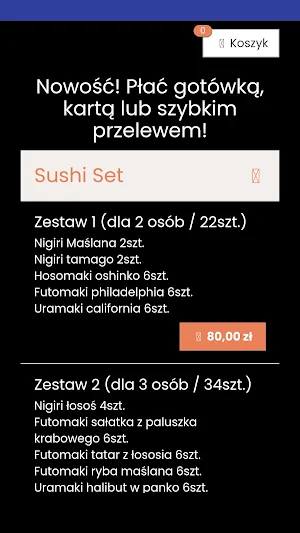 Sushi Mnie Screenshot 3