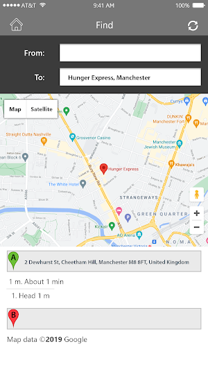 Hunger Express, Manchester Screenshot 1