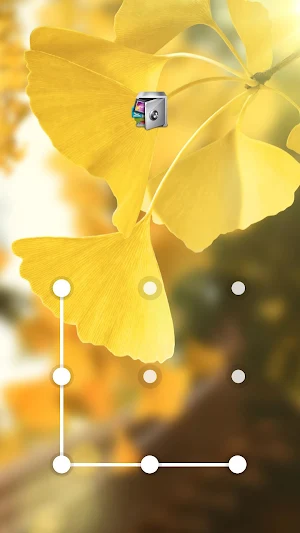 AppLock Live Theme Ginkgo – Paid Theme Screenshot 0