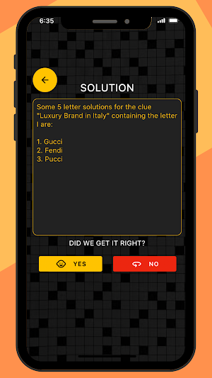 Crossword Puzzle Solver Screenshot 2
