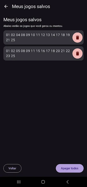 Estratégias Lotofacil Screenshot 2