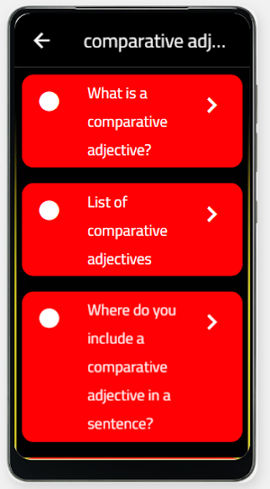 comparative adjective Screenshot 1