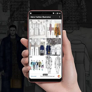 Mens Fashion Illustration Screenshot 0