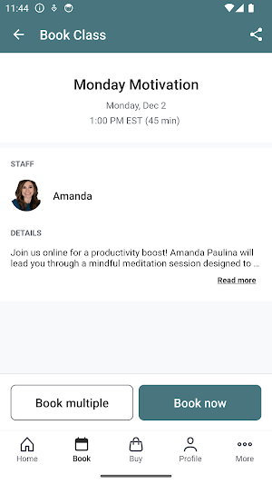 Amanda Paulina Meditation Screenshot 2