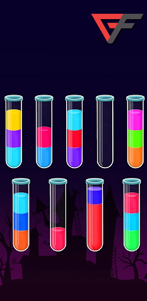 Water Color Sort – Puzzle Game Screenshot 2