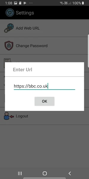 Tabnova Browser KIOSK Screenshot 2