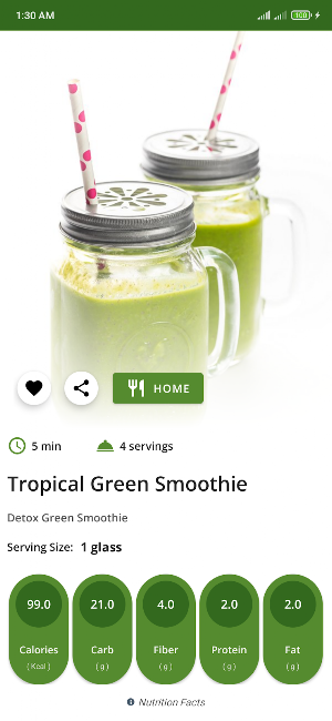 Detox Green Smoothie Recipes Screenshot 1