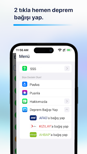Deprem Takip Screenshot 2