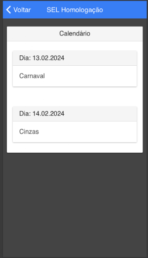 Homologação SEL Resp Screenshot 3