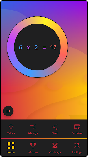 Multiplication Colorful Table Screenshot 0
